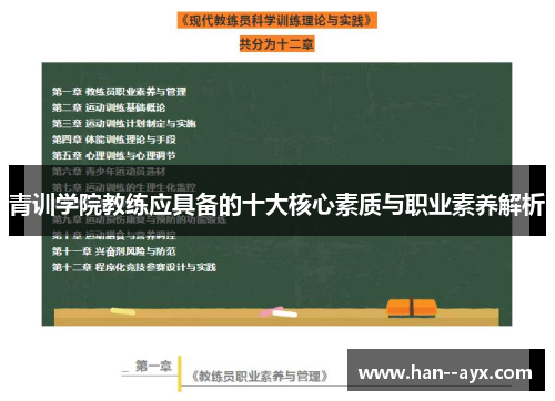 青训学院教练应具备的十大核心素质与职业素养解析